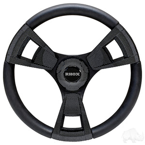 Fontana Steering Wheel, Carbon Fiber, Club Car Precedent Hub