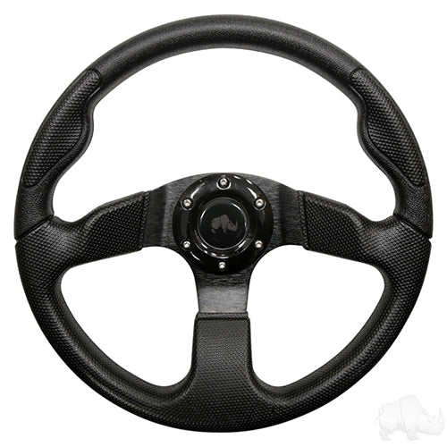 Steering Wheel, Formula GT Black Grip/Black Spokes 13