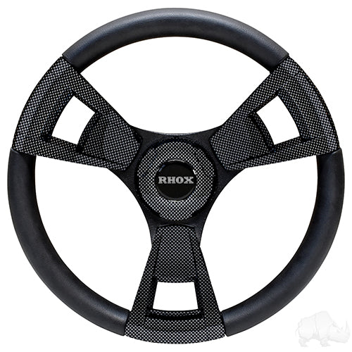 Fontana Steering Wheel, Carbon Fiber, Club Car DS Hub 84+