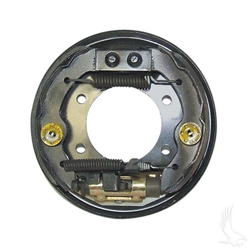Brake Assembly, Driver's Side with Brake Shoes, E-Z-Go
