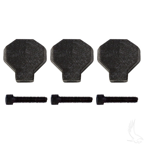 Ramp Shoe Kit, PACK of 3, Secondary Clutch, E-Z-Go Gas 89+