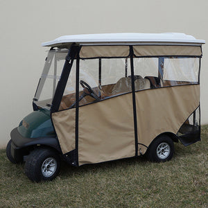 Odyssey Enclosure, 88" RHOX Top, Beige, Club Car Precedent with Rear Seat