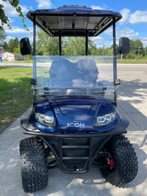 Load image into Gallery viewer, 2023 Icon I40L Electric Golf Cart 48 volt Lifted - INDIGO BLUE / CALL FOR PRICING