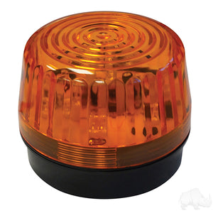 Strobe Light, Amber, LED 12-24VDC