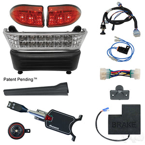 BYO LED Light Bar Kit, Club Car Precedent, Gas & Electric 04-08.5+, 12-48v, (Standard, OE Fit)