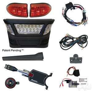 BYO LED Light Bar Kit, Club Car Precedent, Gas & Electric 04-08.5, 12-48v, (Standard, Linkage)