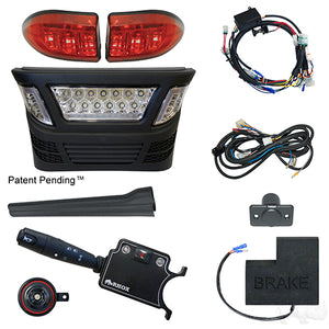 BYO LED Light Bar Kit, Club Car Precedent, Gas & Electric 04-08.5, 12-48v, (Deluxe, OE Fit)