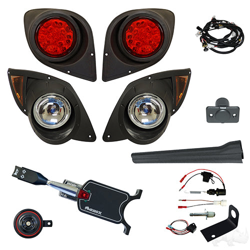 Build Your Own LED Factory Light Kit w/ Plug & Play, Yamaha Drive 07-16 (Standard, Brake Switch Kit)