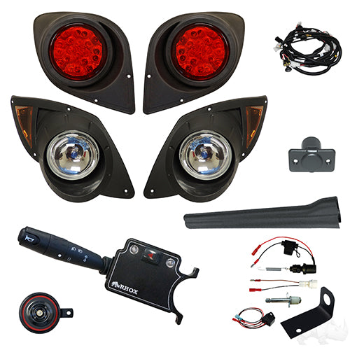 Build Your Own LED Factory Light Kit w/ Plug & Play, Yamaha Drive 07-16 (Deluxe, Brake Switch Kit)