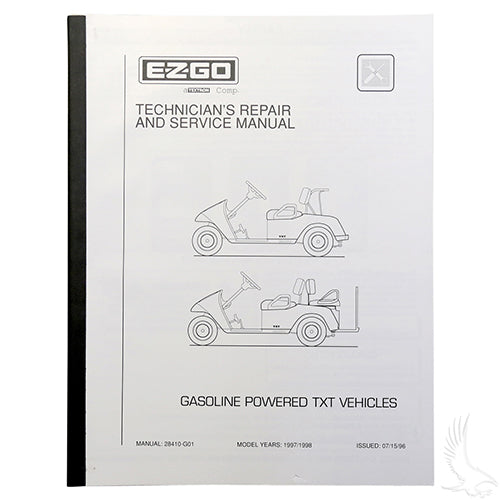 Service Manual, E-Z-Go TXT Gas 97-98
