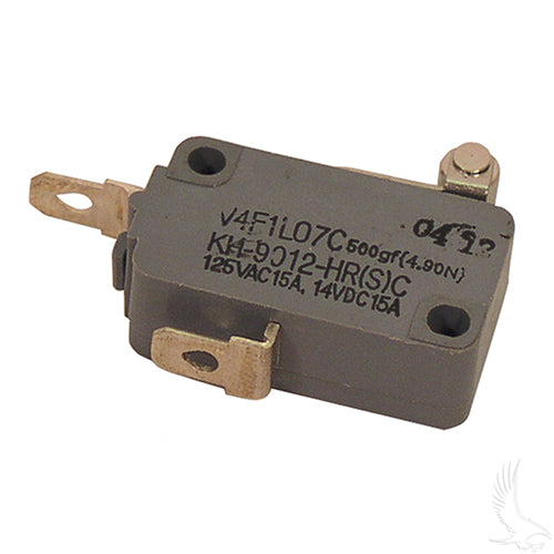 Micro Switch, 2 terminal, E-Z-Go 4-cycle Gas 94+, Electric 94+ Non-DCS