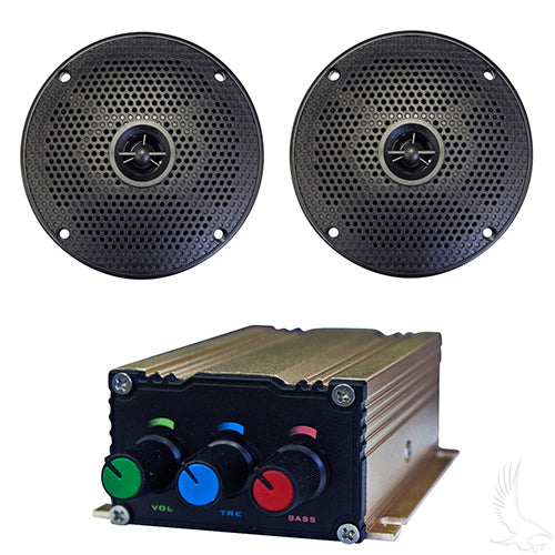 Bluetooth Audio Package with Bluetooth Enabled AMP and 5