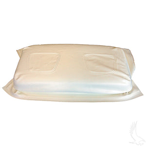 Seat Bottom Cover, White, Club Car New Style 00+
