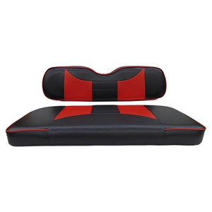 Cushion Set, Rally Black/Red E-Z-Go RXV