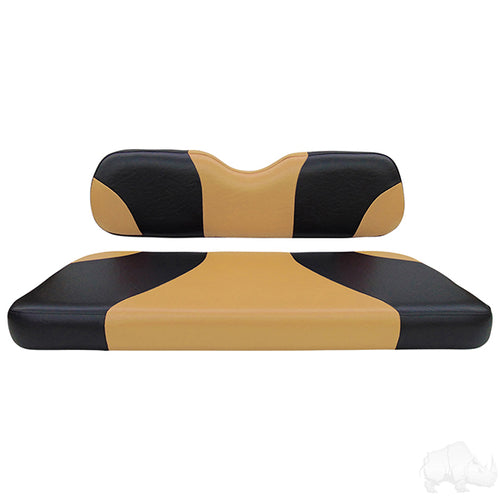 Cushion Set, Sport Black/Tan, E-Z-Go RXV