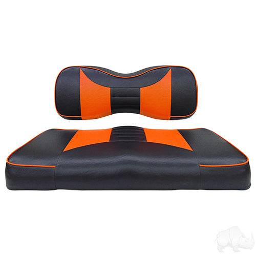 Cushion Set, Rally Black/Orange, Yamaha Drive