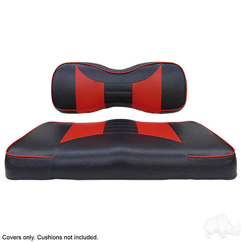 Cushion Set, Rally Black/Red, Yamaha Drive2