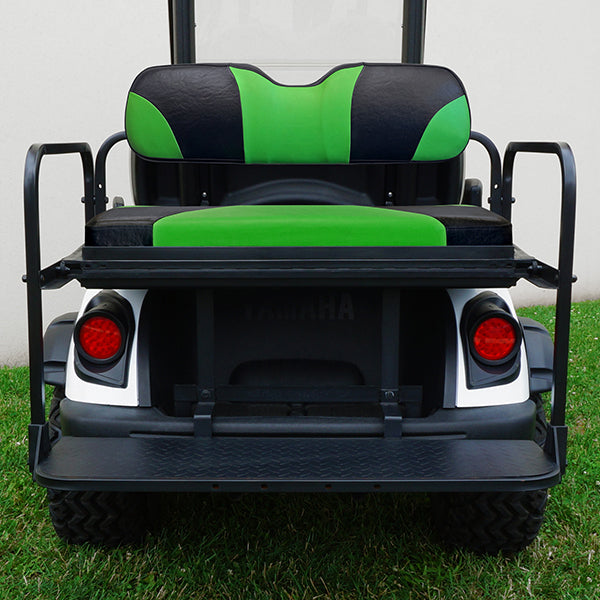 RHOX Rhino Seat Kit, Sport Black/Green, Yamaha Drive2