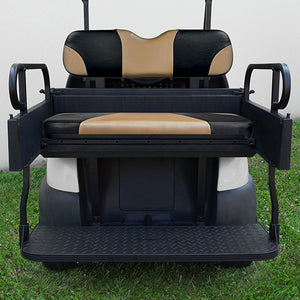 RHOX Rhino Seat Kit, Sport Black/Tan, Club Car Precedent