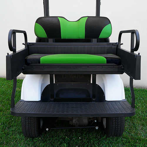 RHOX Rhino Seat Kit, Sport Black/Green, Yamaha Drive