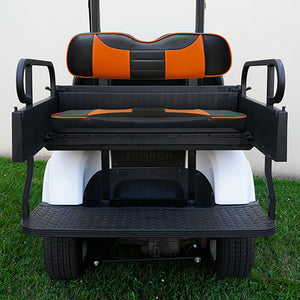 RHOX Rhino Seat Kit, Rally Black/Orange, Yamaha Drive