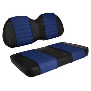 Cover Set, Front Seat Sport Black/Blue, Club Car DS