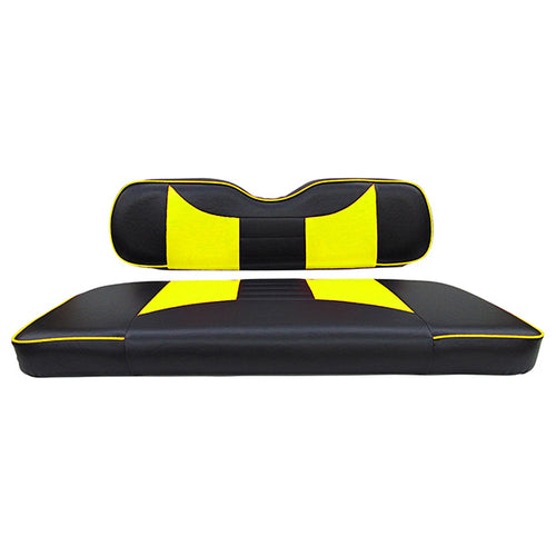 Cover Set, Front Seat, Rally Black/Yellow, E-Z-Go TXT, RXV